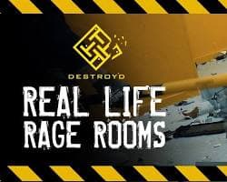 Destruction Time rage room in Swansea - smash room experience