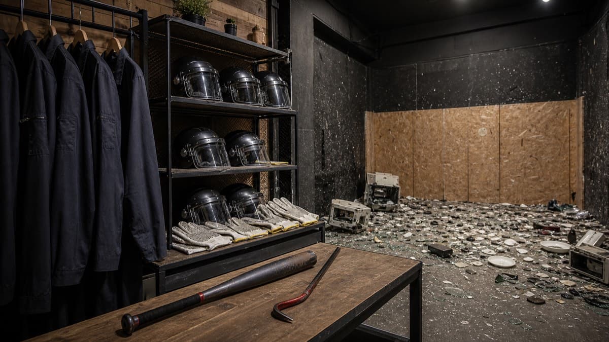 ShatterHaus rage room in Cardiff